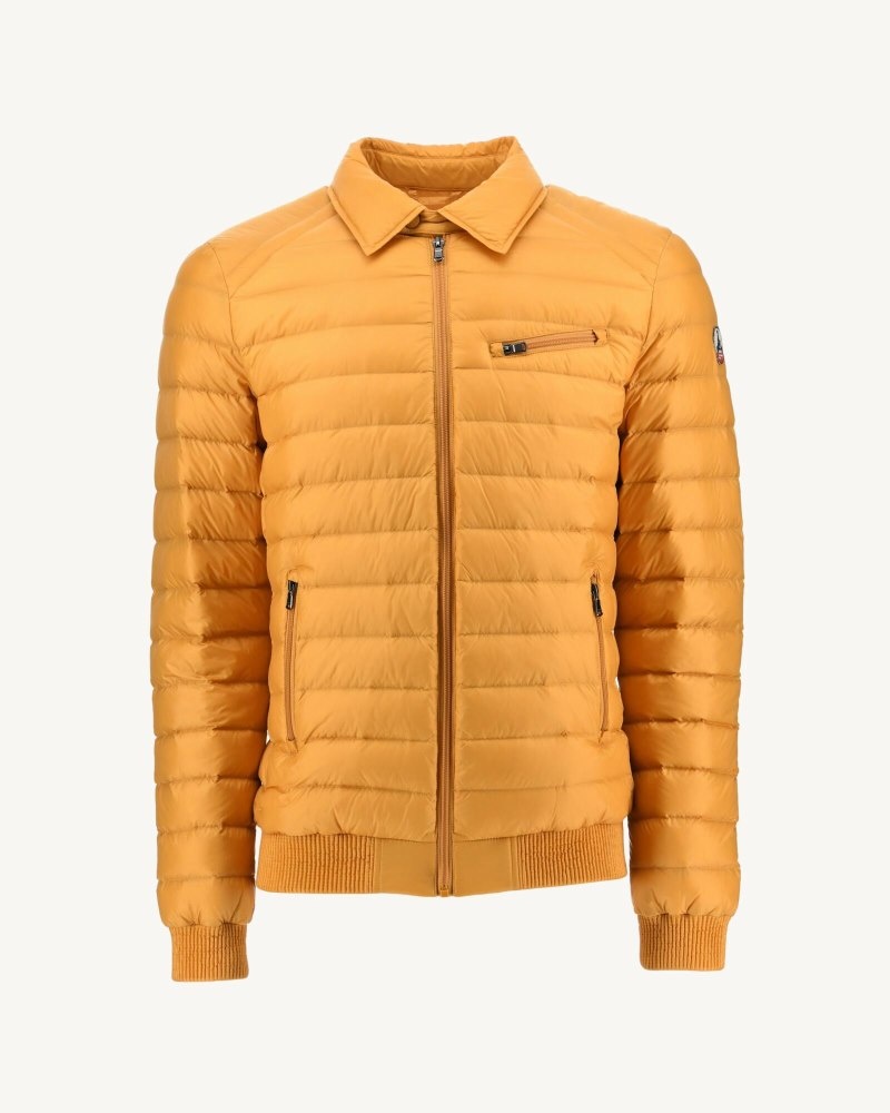 Mustard JOTT James Mustard Men's Down Jackets | KQR-4288