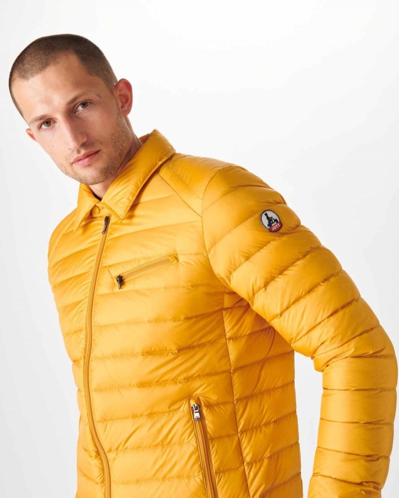 Mustard JOTT James Mustard Men's Down Jackets | KQR-4288