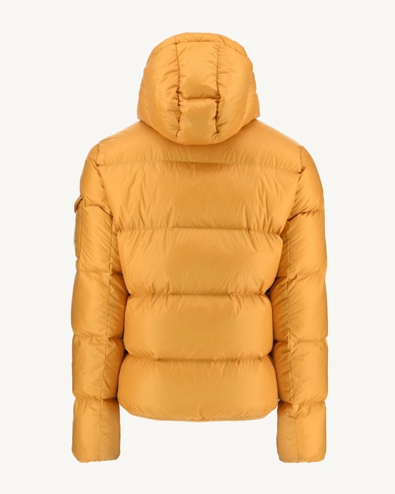 Mustard JOTT Jane Great Cold Hooded Men's Down Jackets | AZB-8007