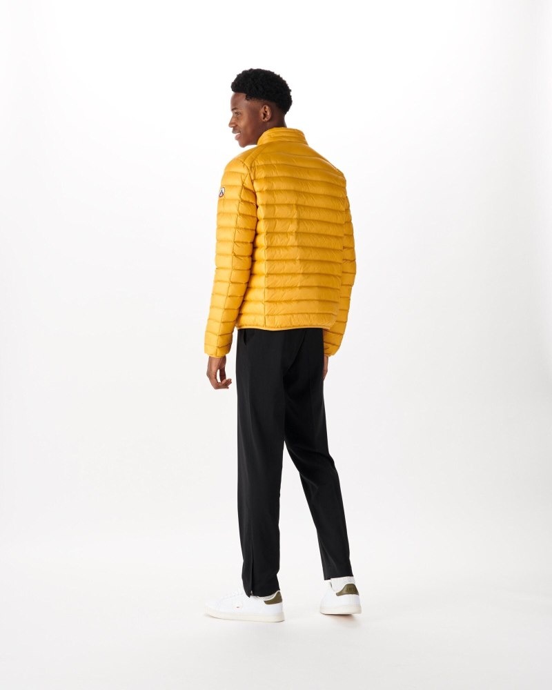 Mustard JOTT Light Matte Men's Down Jackets | JPR-3040