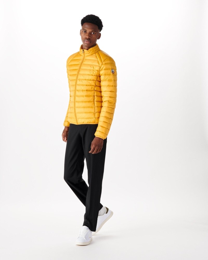 Mustard JOTT Light Matte Men's Down Jackets | JPR-3040