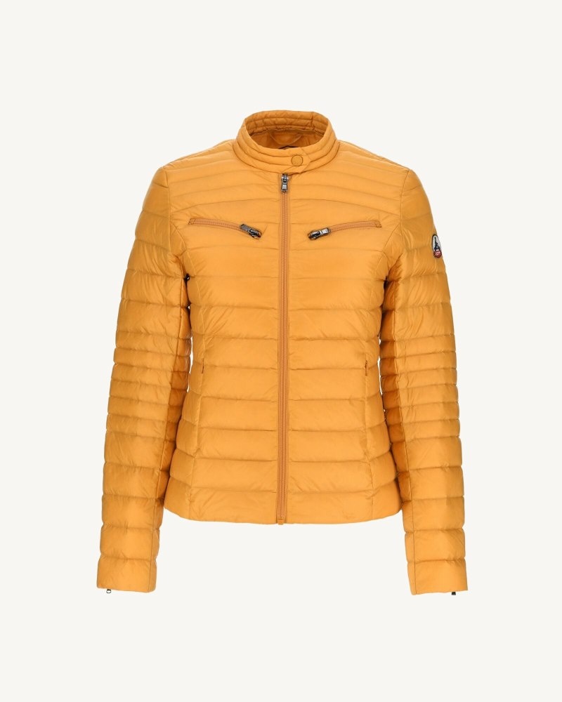 Mustard JOTT Nina Lightweight Women's Padded Jackets | AKG-2762