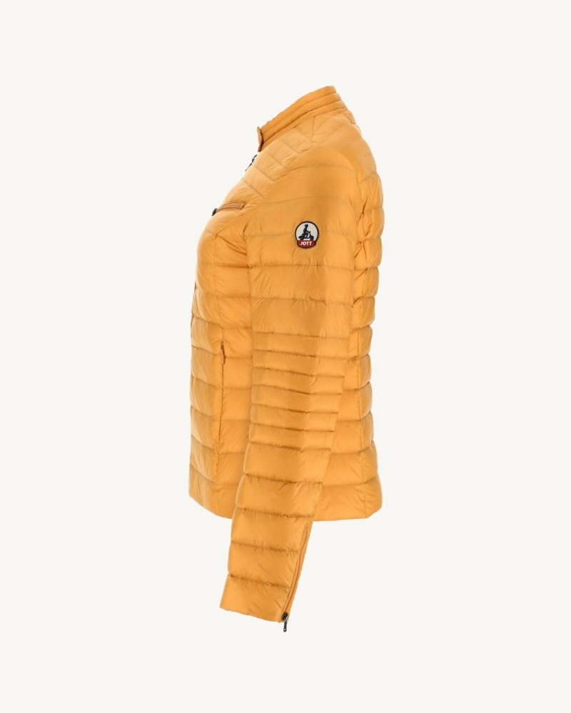 Mustard JOTT Nina Lightweight Women's Padded Jackets | AKG-2762