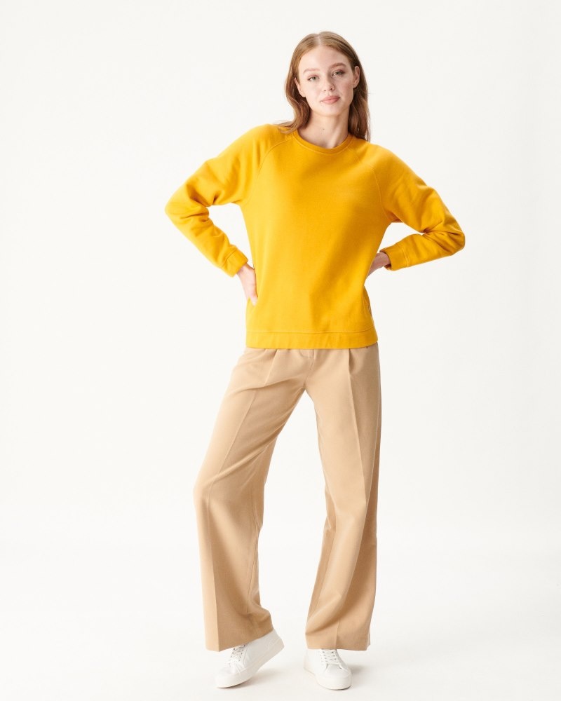 Mustard JOTT Reign Women's Sweatshirts | FGG-1342