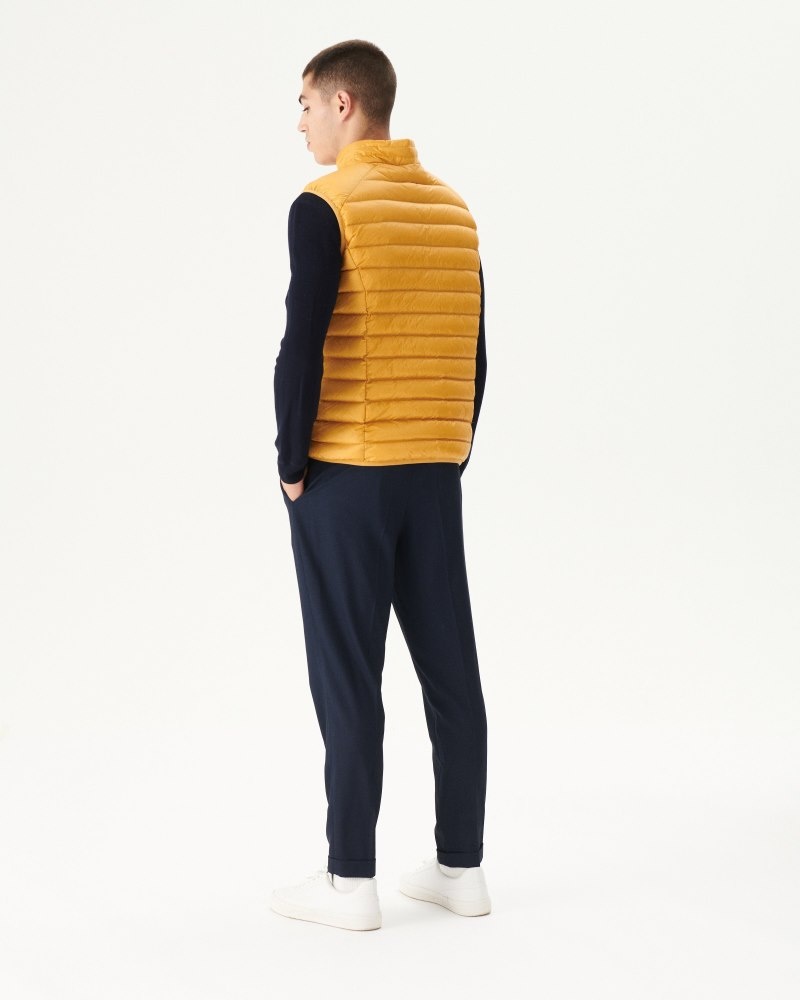 Mustard JOTT Tom Sleeveless Men's Jackets | UVU-7587