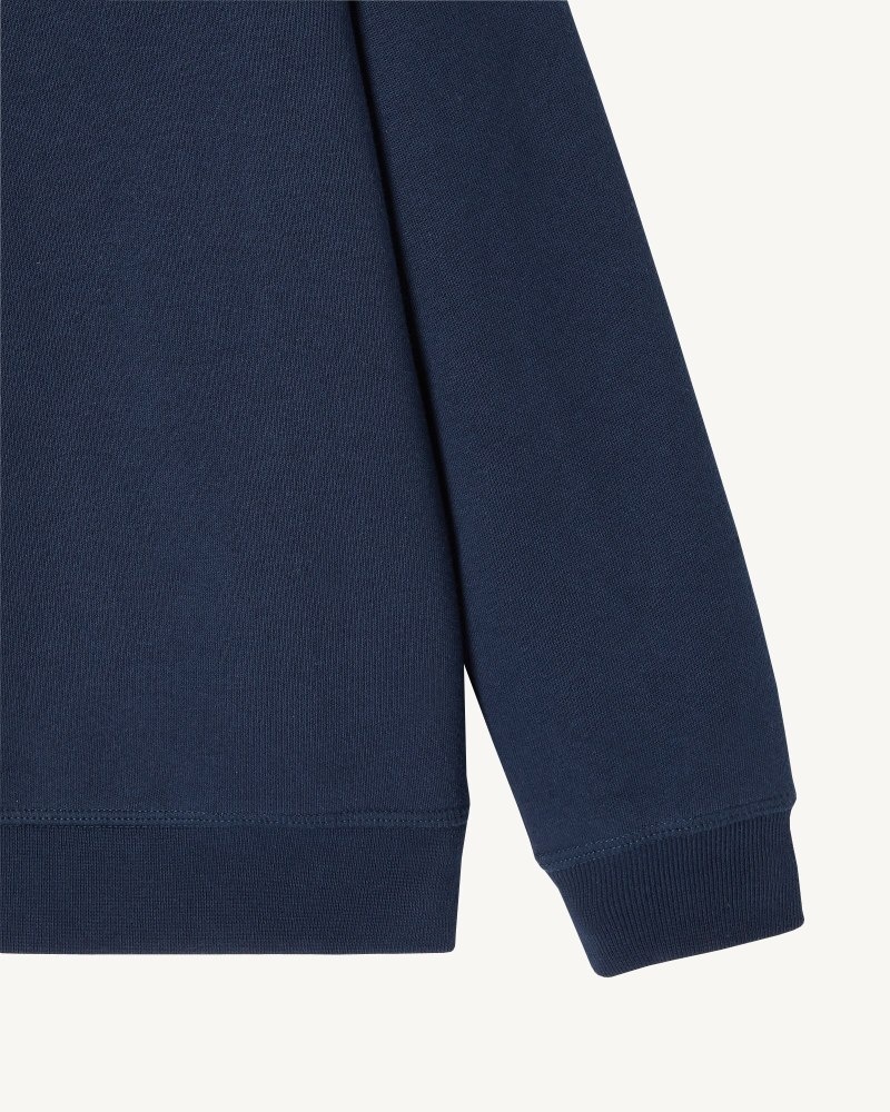 Navy JOTT Barcelos Organic Cotton Kids' Sweatshirts | XTD-2751