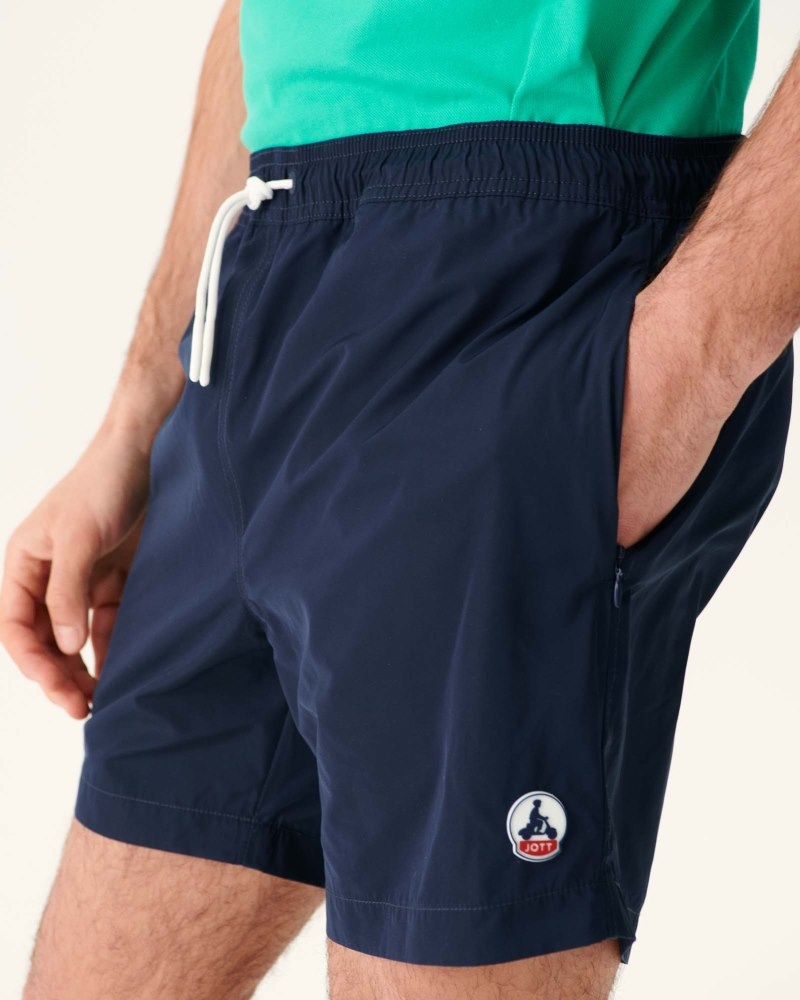 Navy JOTT Biarritz Men's Swim Shorts | XQE-6812