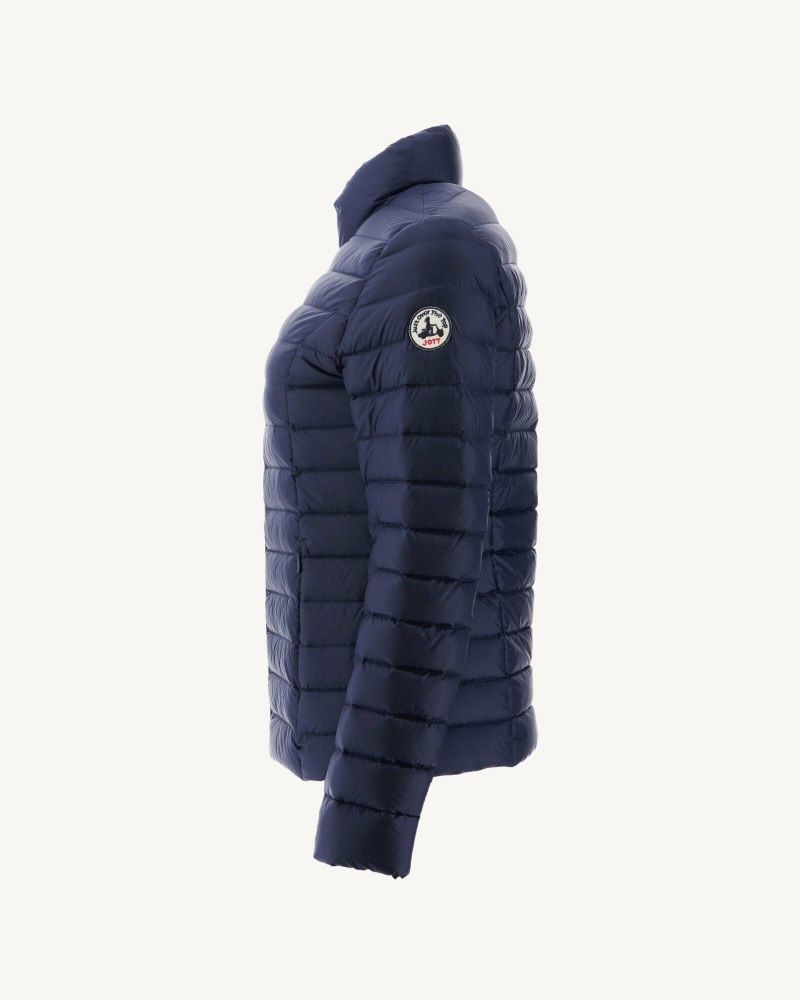 Navy JOTT Cha Lightweight Women's Down Jackets | HEK-9195