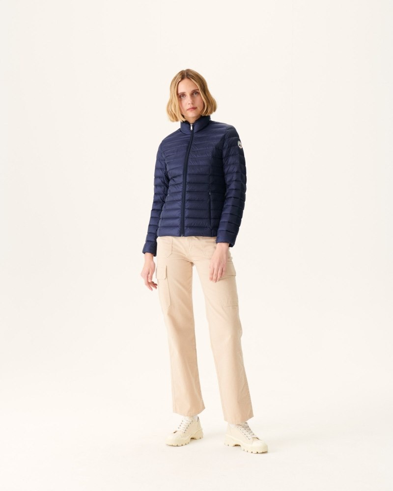 Navy JOTT Cha Lightweight Women's Down Jackets | HEK-9195