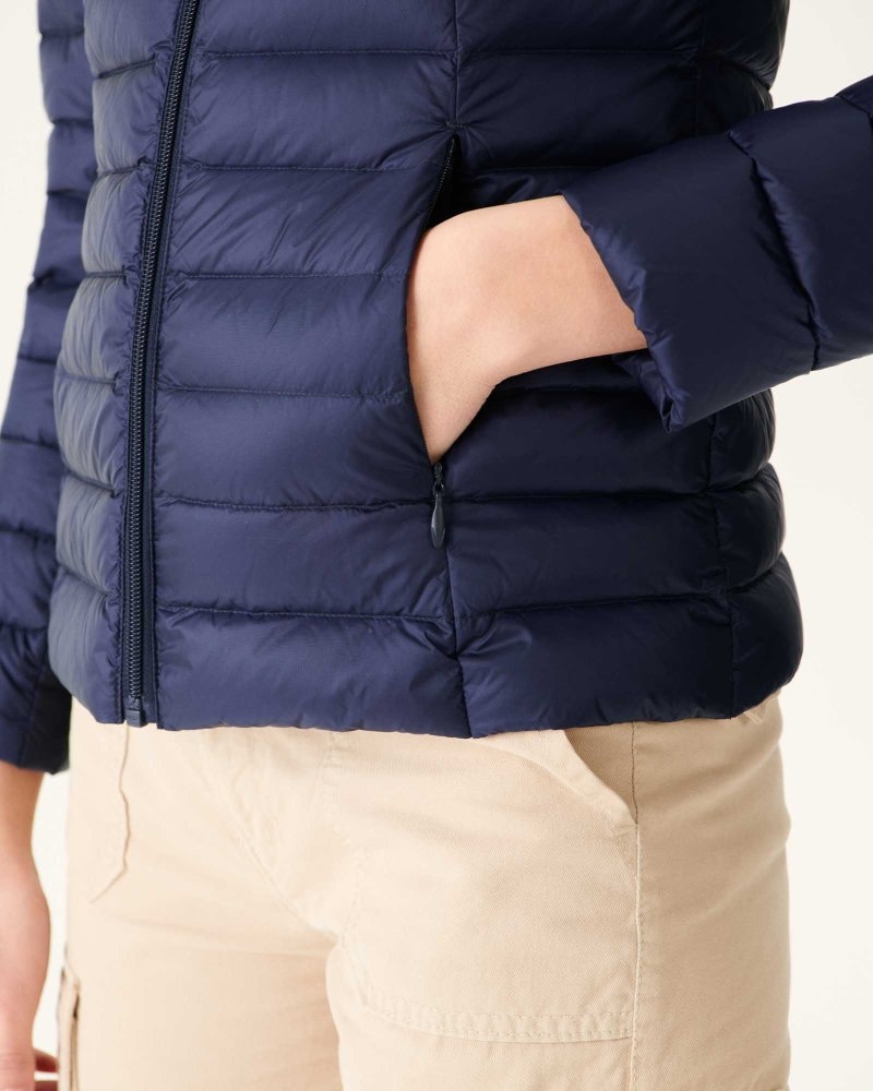 Navy JOTT Cha Lightweight Women's Down Jackets | HEK-9195