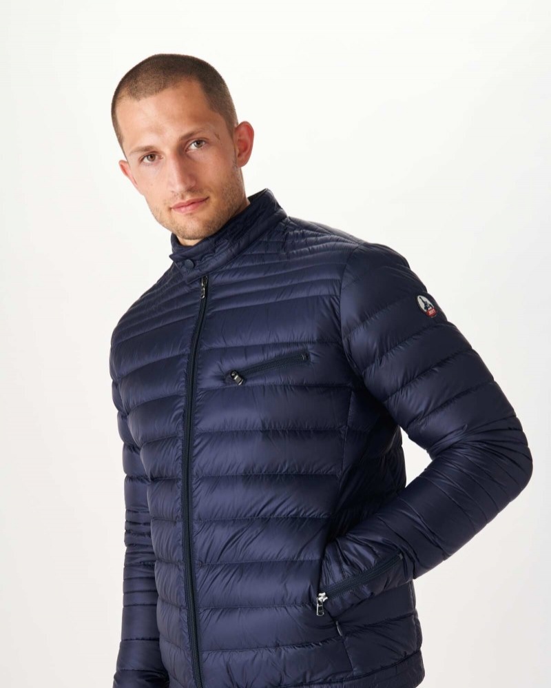 Navy JOTT David Men's Down Jackets | GUM-0324