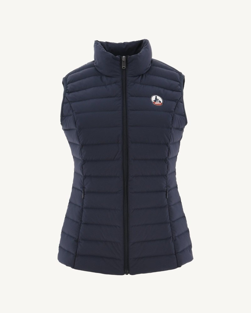 Navy JOTT Grenada Stretch Sleeveless Women's Down Jackets | YUP-6045