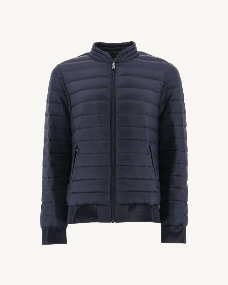 Navy JOTT Jordan Lightweight Men's Down Jackets | LIZ-6615