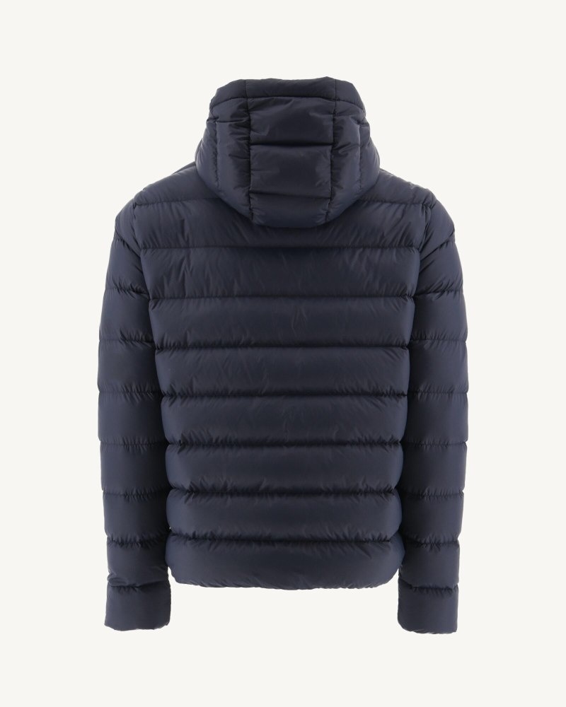 Navy JOTT Jorge Hooded Men's Puffer Jackets | AVC-1180