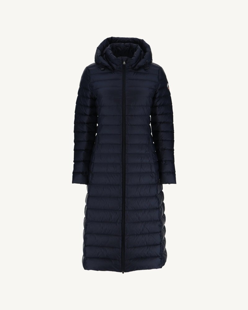 Navy JOTT Laurie Long And Light Women's Down Jackets | OJD-5157