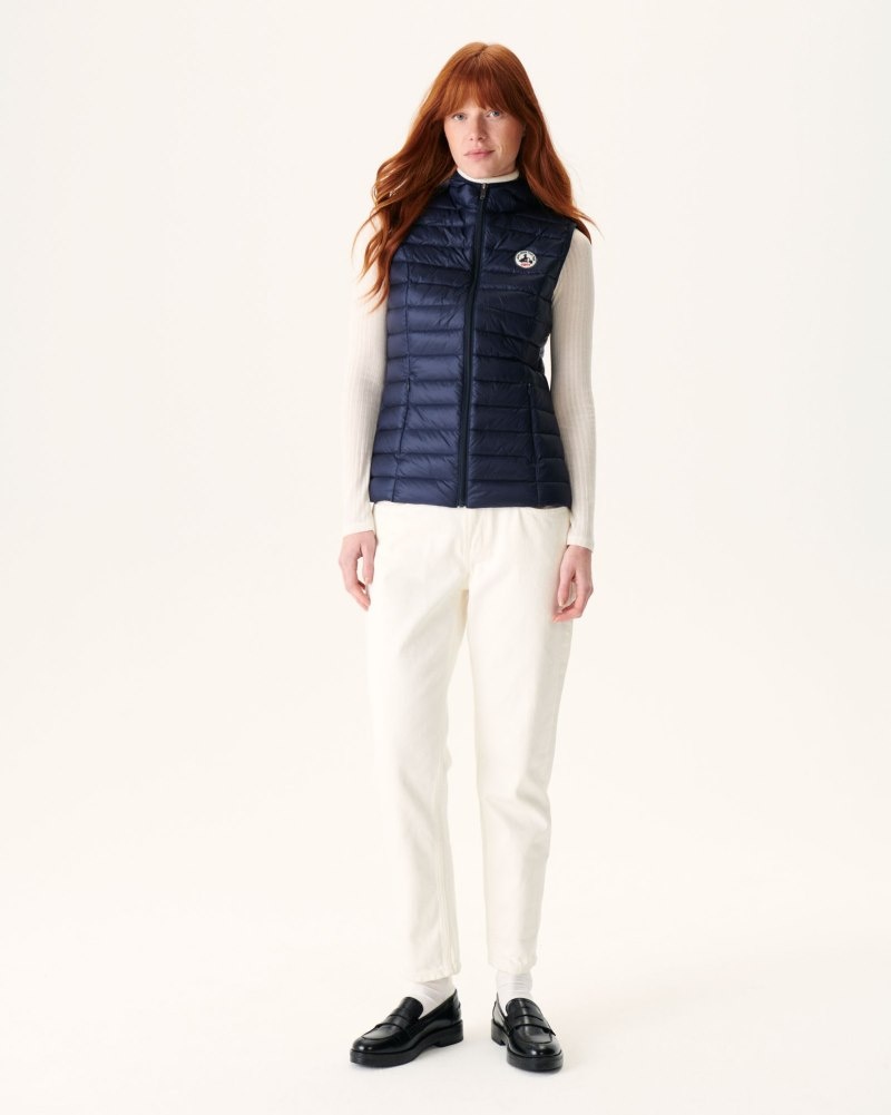 Navy JOTT Mali Light Sleeveless Women's Down Jackets | IVD-7791