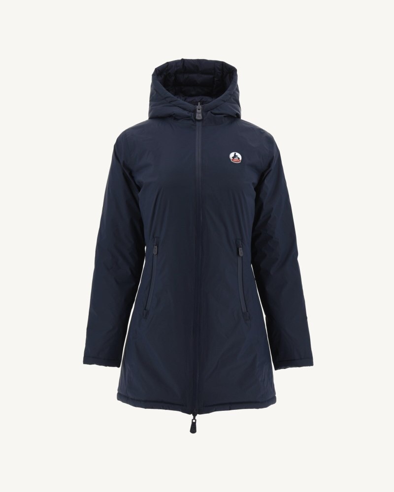 Navy JOTT Moscow Reversible Women's Down Jackets | URX-2186