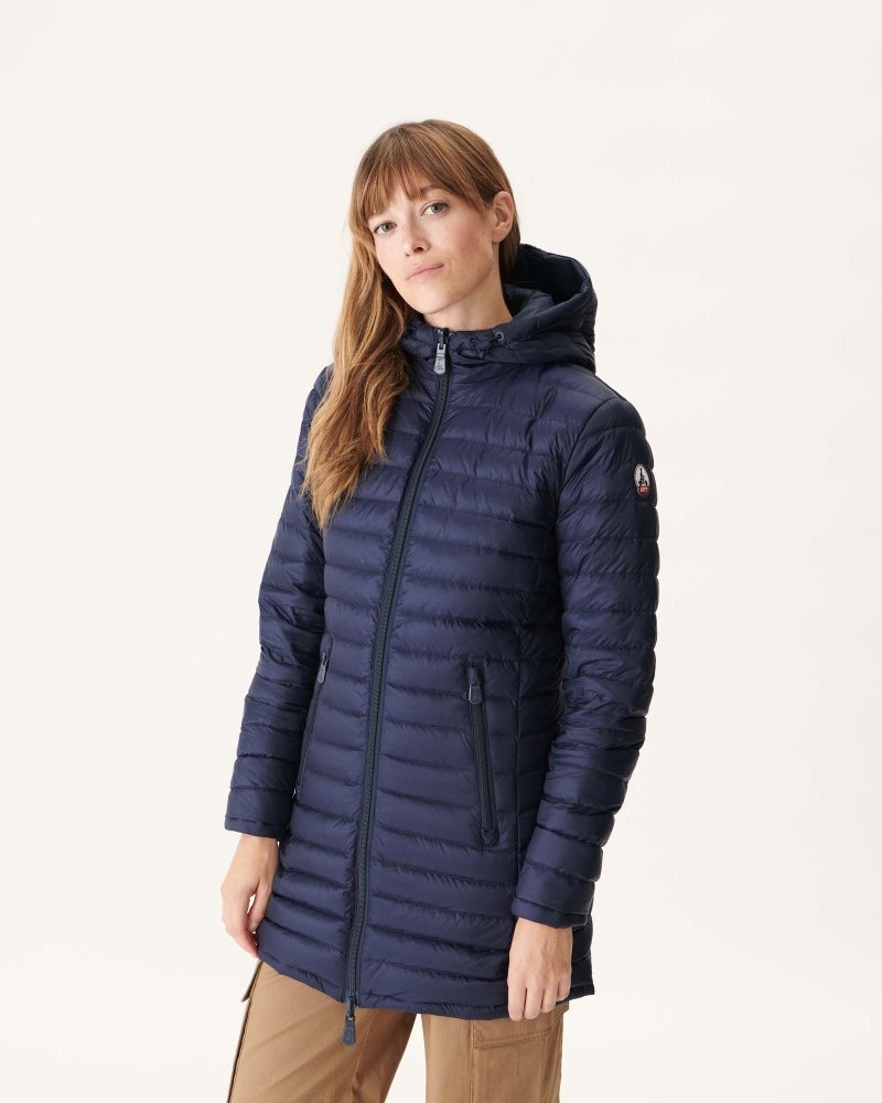 Navy JOTT Moscow Reversible Women's Down Jackets | URX-2186