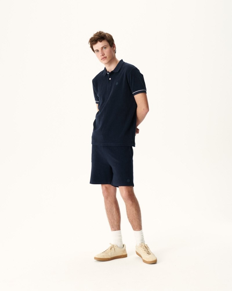 Navy JOTT Neil Men's Polo Shirts | YCC-9732