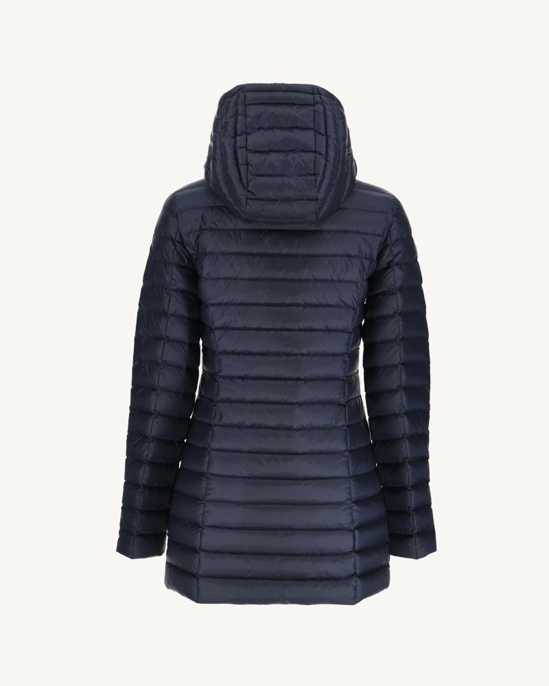 Navy JOTT Nour Hooded Women's Down Jackets | DSJ-5914