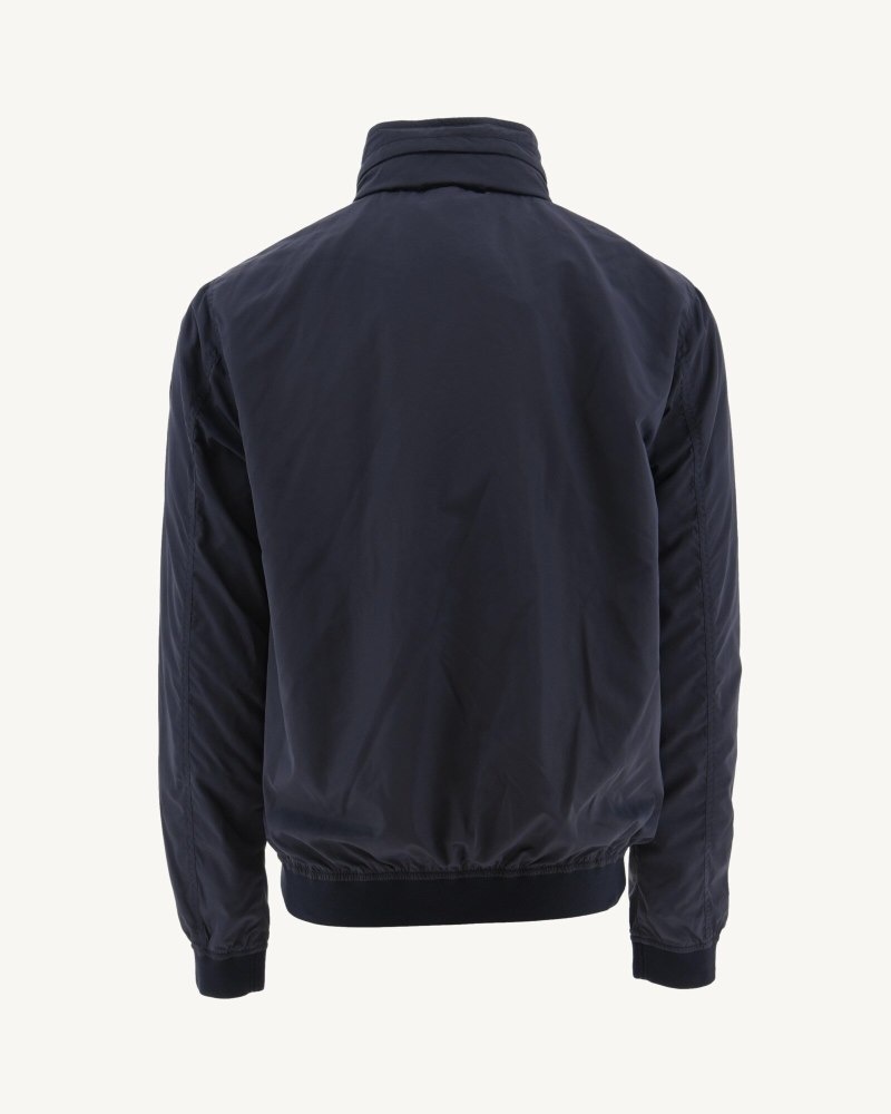 Navy JOTT Oregon Pocketable Hooded Men's Jackets | KQR-2009