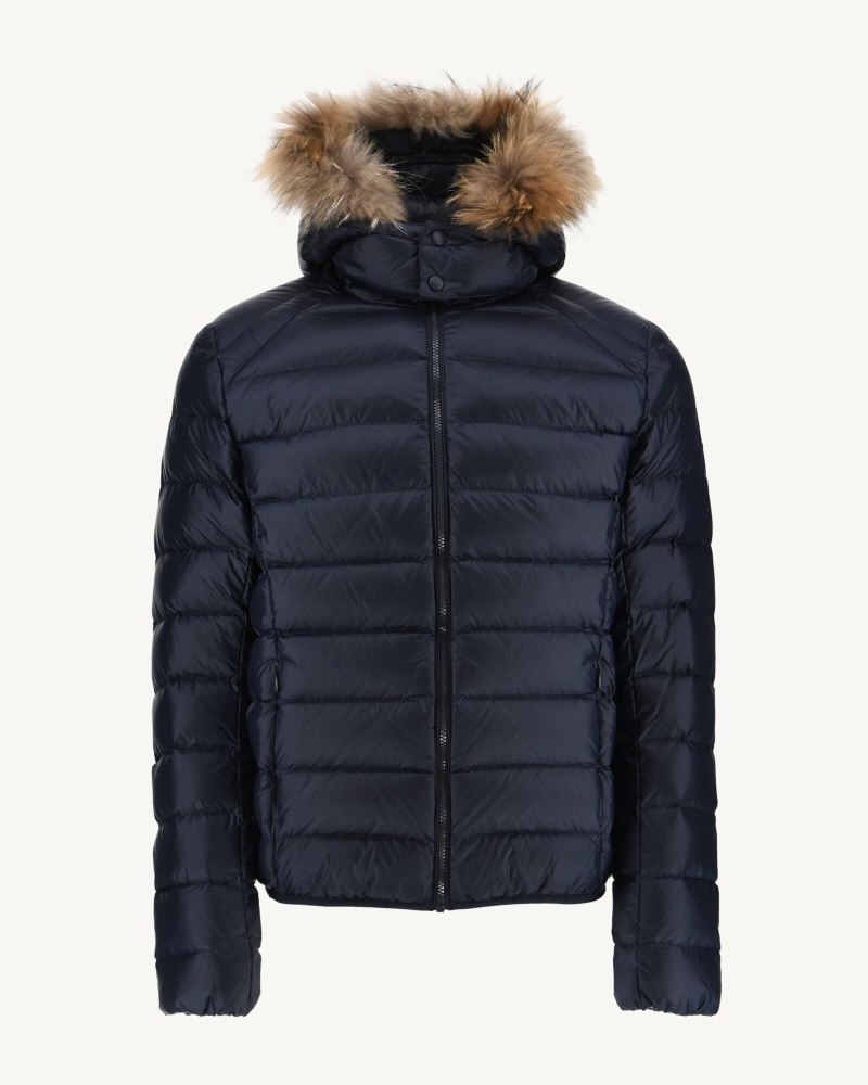 Navy JOTT Prestige Extreme Cold Men's Down Jackets | BMS-0276