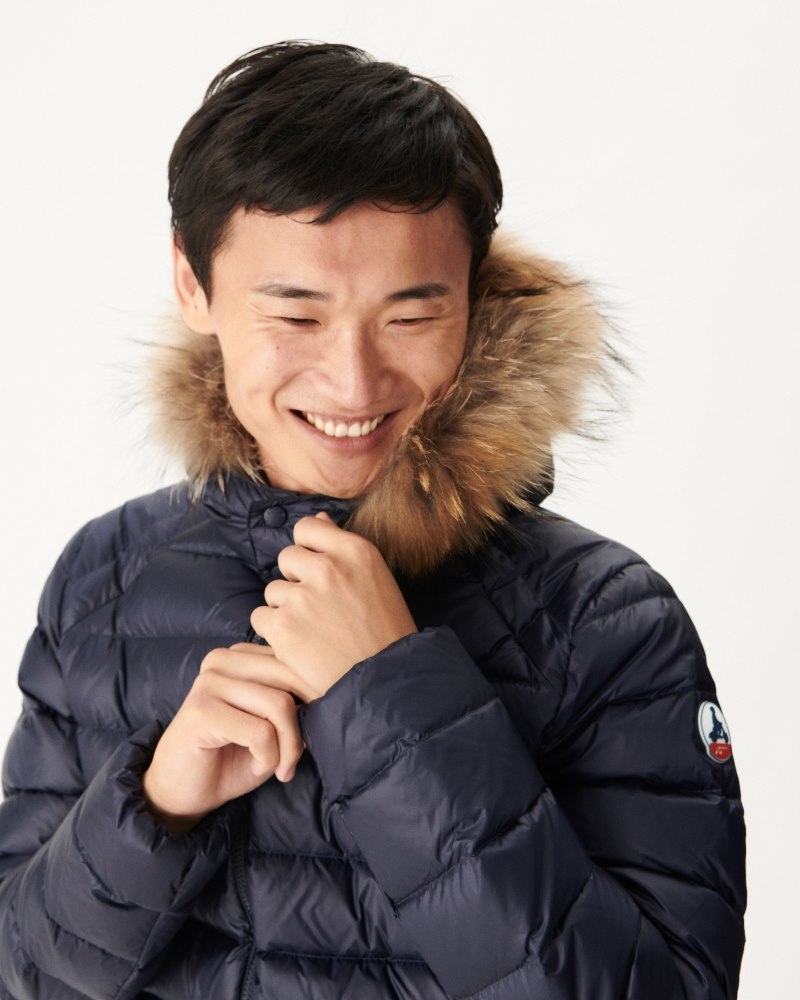 Navy JOTT Prestige Extreme Cold Men's Down Jackets | BMS-0276