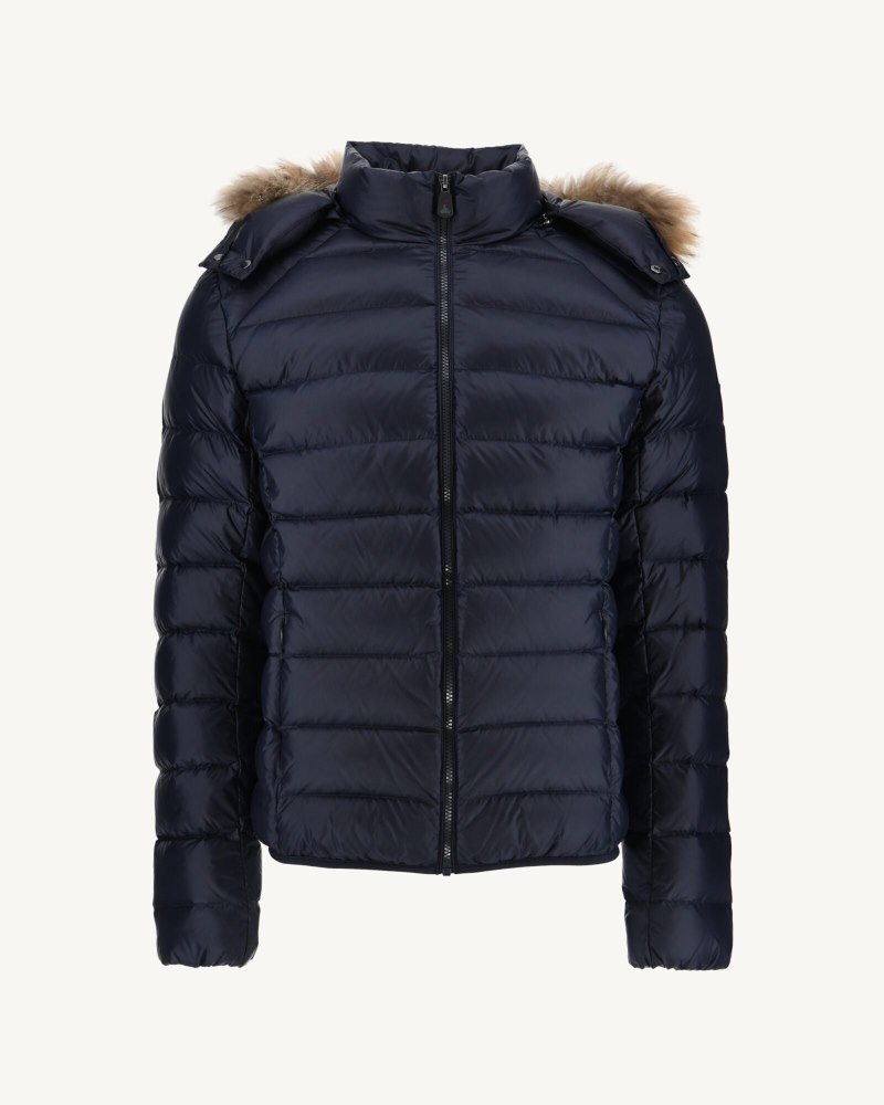 Navy JOTT Prestige Extreme Cold Men's Down Jackets | BMS-0276