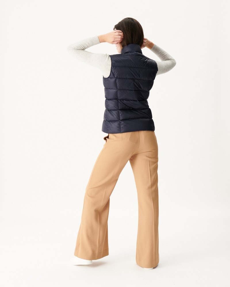 Navy JOTT Sab Grand Cold Sleeveless Women's Down Jackets | NXG-2271