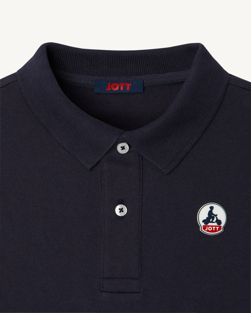 Navy JOTT Salvador Kids' Polo Shirts | LWC-6324