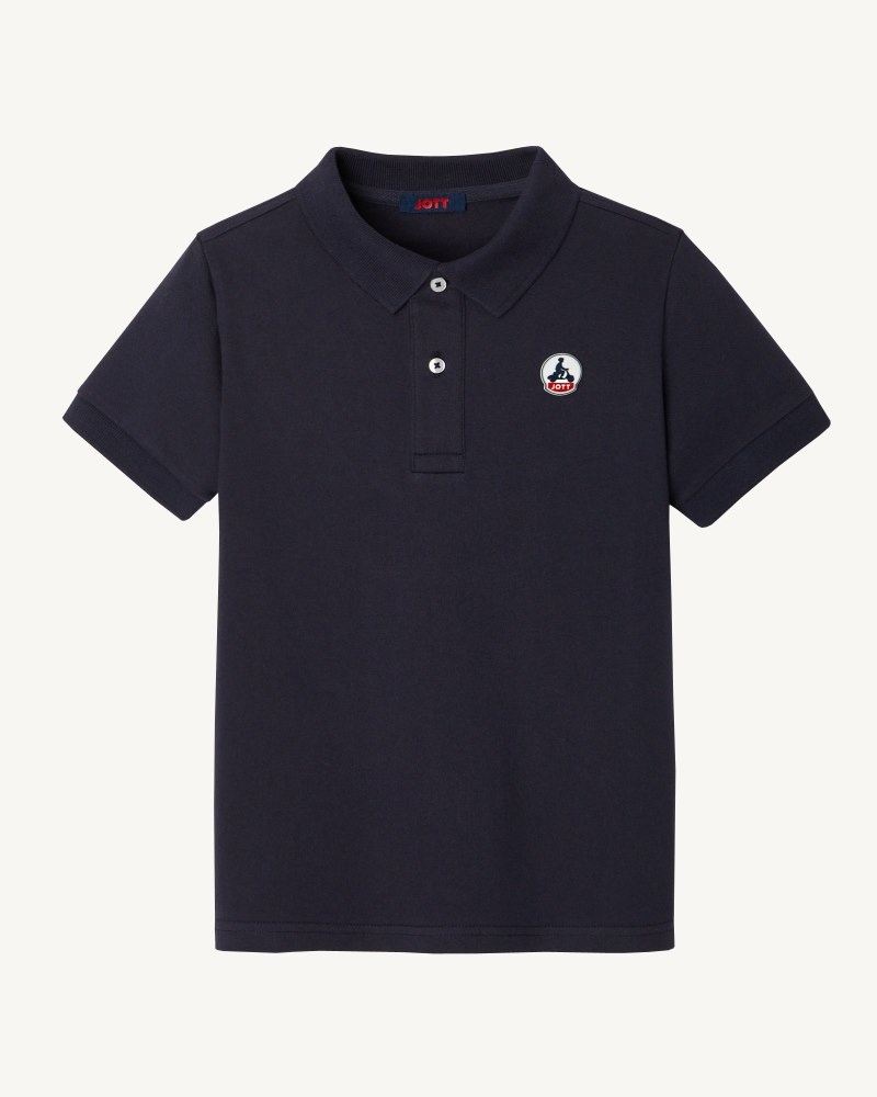 Navy JOTT Salvador Kids\' Polo Shirts | LWC-6324