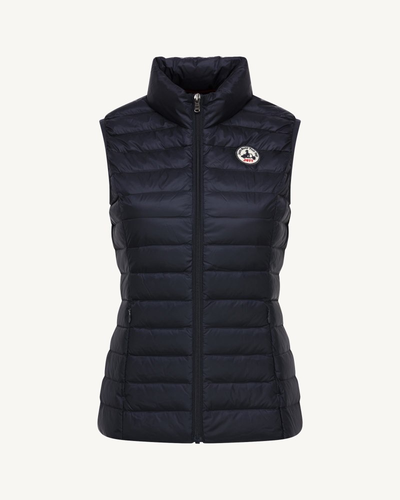 Navy JOTT Seda Light Sleeveless Women's Down Jackets | CHI-8116