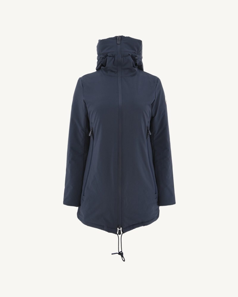 Navy JOTT Siberian Hooded Women's Puffer Jackets | MOY-6036