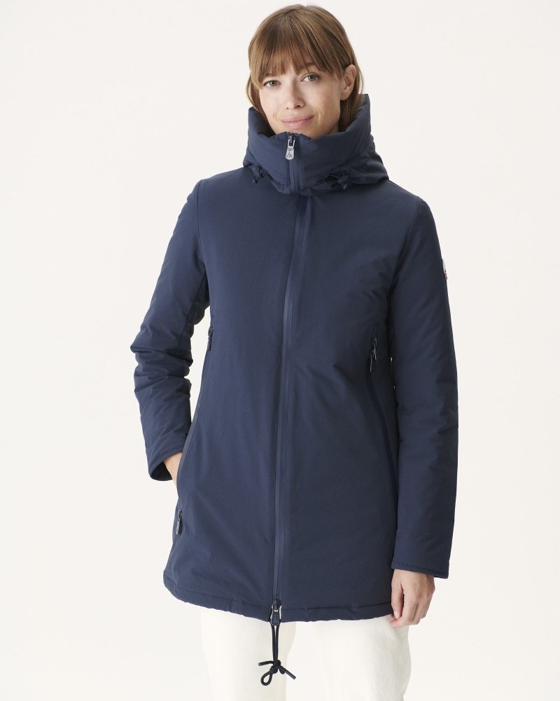 Navy JOTT Siberian Hooded Women\'s Puffer Jackets | MOY-6036