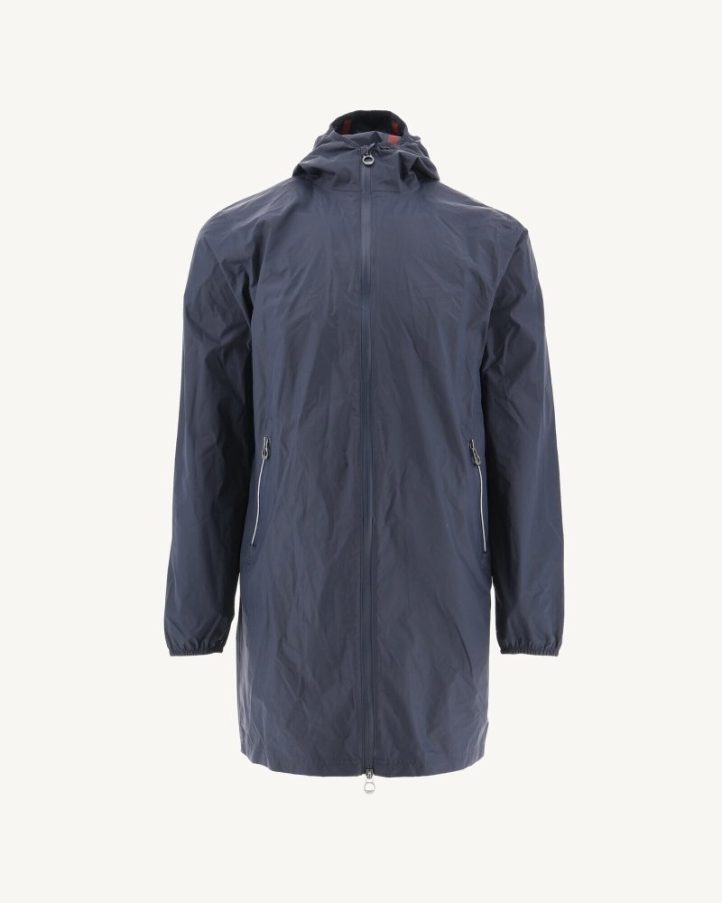 Navy JOTT Stockholm Pocketable Men's Rain Coats | HMX-7180