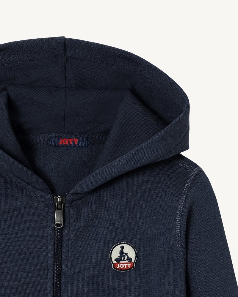 Navy JOTT Tijuana Kids' Hoodie | KFK-8797