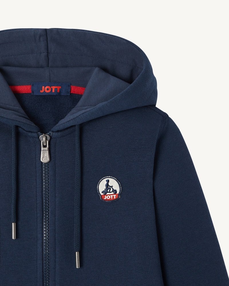 Navy JOTT Tijuana Kids' Hoodie | WVD-7044