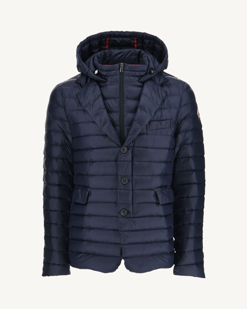 Navy JOTT Valentin Men's Padded Jackets | XMM-1639