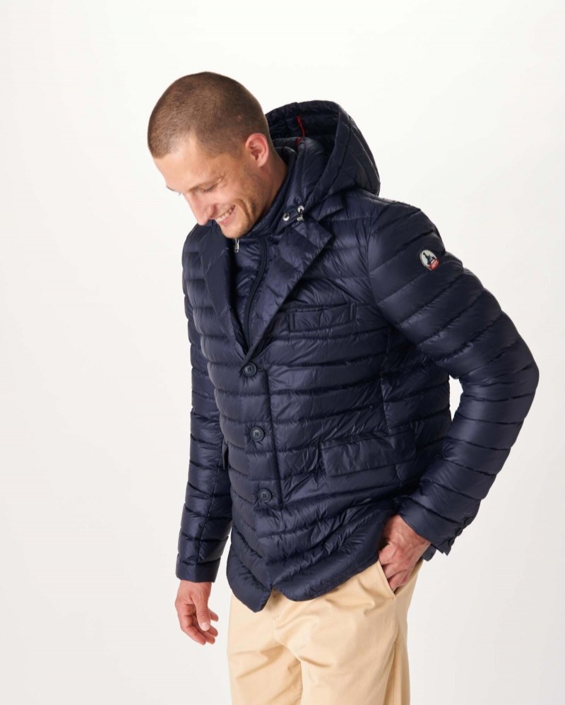 Navy JOTT Valentin Men\'s Padded Jackets | XMM-1639