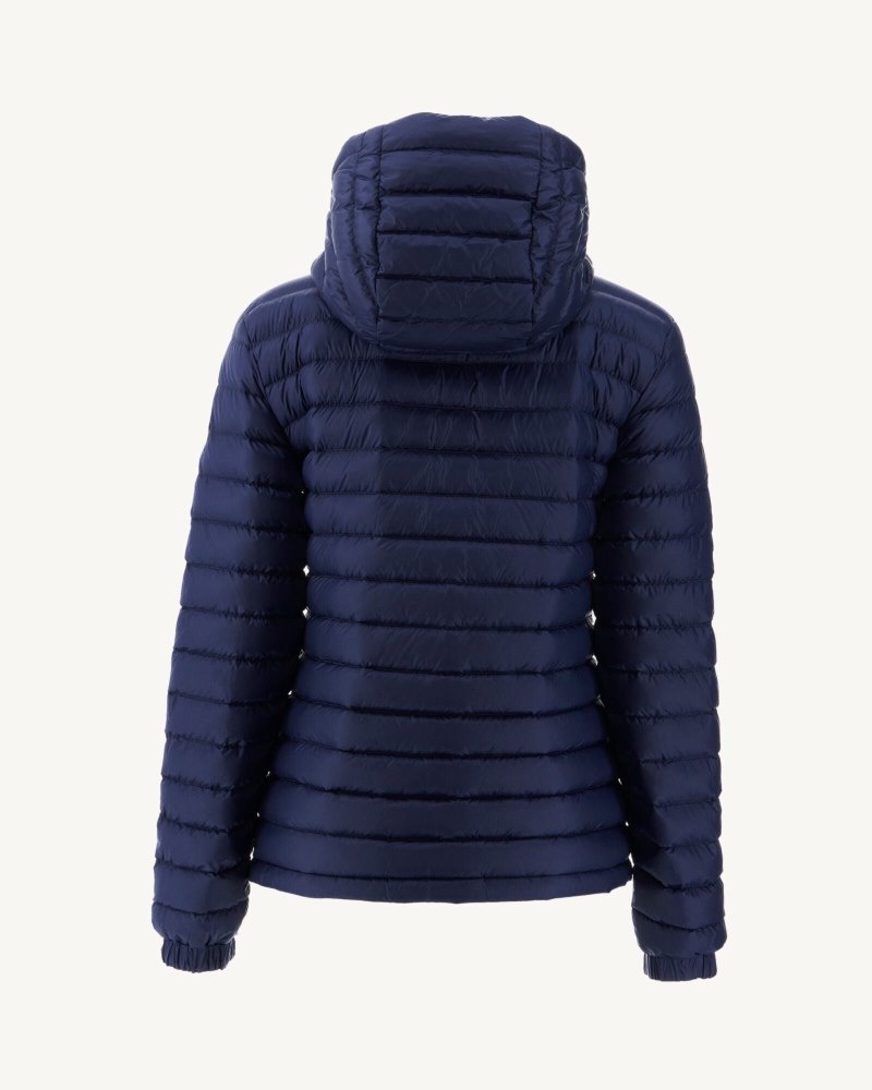 Navy JOTT Vienne Reversible Hooded Women's Puffer Jackets | GCI-8372