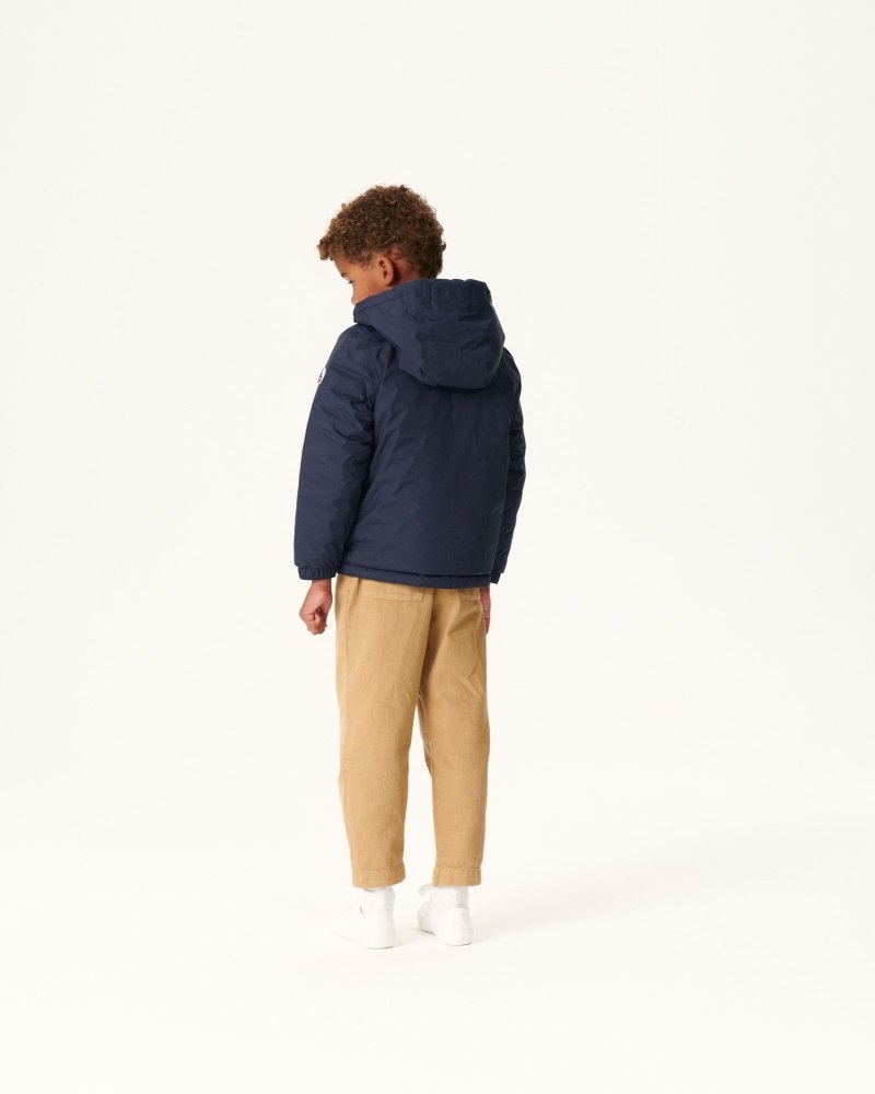 Navy JOTT Zurich Reversible Kids' Jackets | AYA-7387