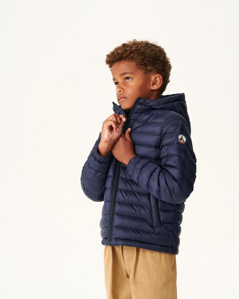 Navy JOTT Zurich Reversible Kids' Jackets | AYA-7387