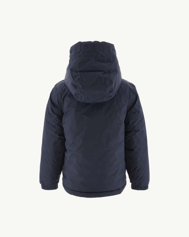 Navy JOTT Zurich Reversible Kids' Jackets | AYA-7387