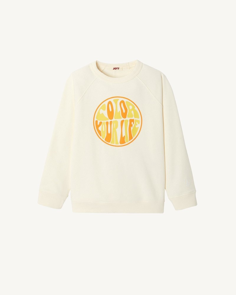 Off-white JOTT Organic Cotton Kids\' Sweatshirts | HFY-0542