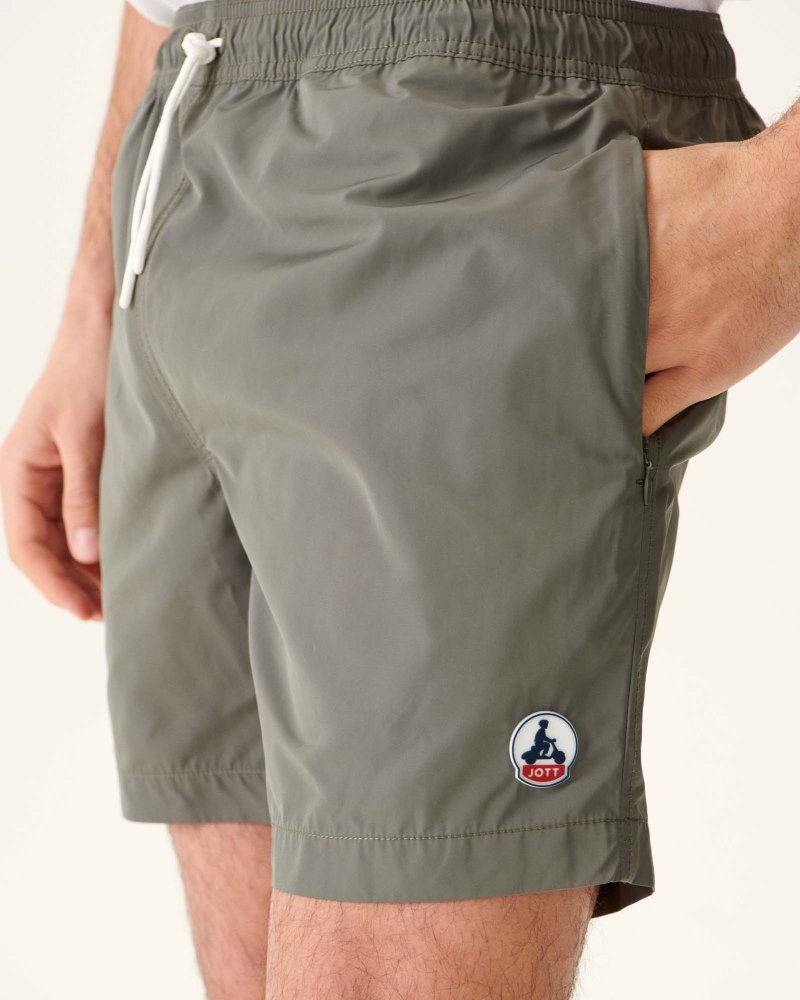 Olive JOTT Biarritz Men's Swim Shorts | KSM-0656