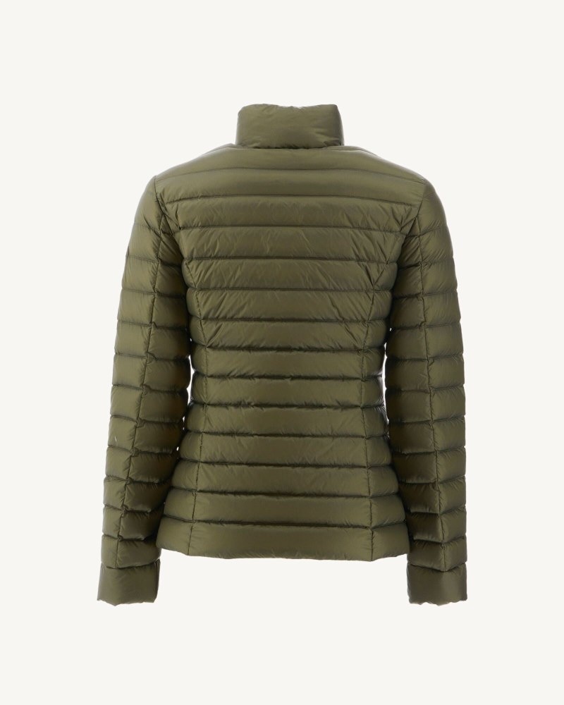 Olive JOTT Cha Lightweight Women's Down Jackets | CYD-2648