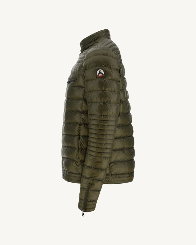 Olive JOTT David Men's Down Jackets | PRC-1956