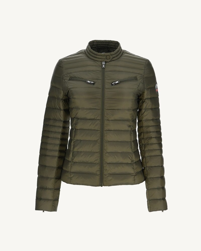 Olive JOTT Lightweight Nina Women's Down Jackets | OUV-5719