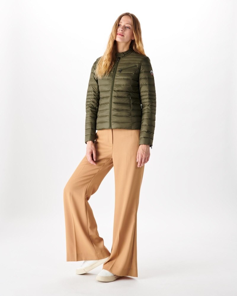 Olive JOTT Lightweight Nina Women's Down Jackets | OUV-5719