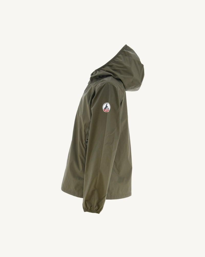 Olive JOTT Madeira Waterproof Hooded Kids' Jackets | NQD-8140